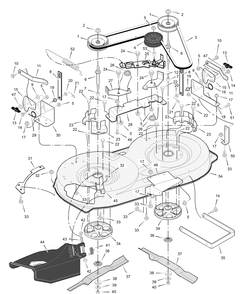 Part Location Diagram of 094887E701 Briggs and Stratton Housing, Blade